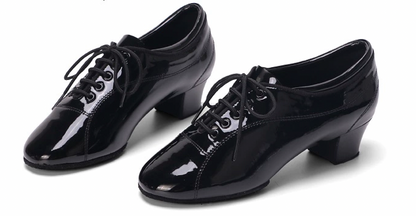 AILIANWU.L002BE BOYS LATIN PATENT LEATHER DANCE SHOES