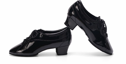 AILIANWU.L002BE BOYS LATIN PATENT LEATHER DANCE SHOES