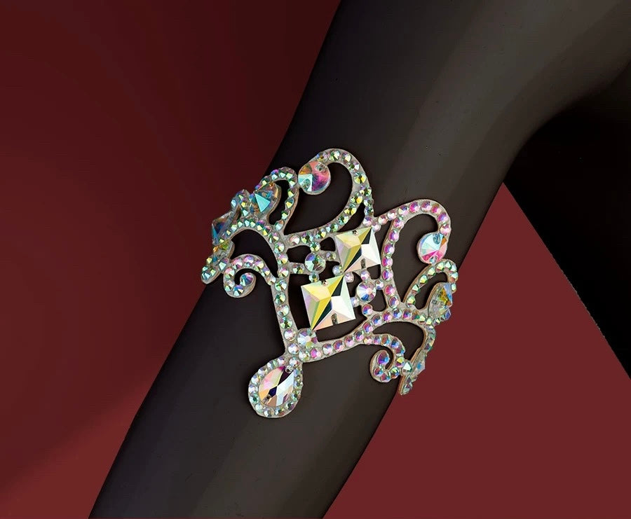 MS-B02 Ornate Crystal Scroll Arm Band