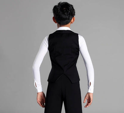 MLX.B8701 BOYS LATIN BALLROOM WAIST COAT